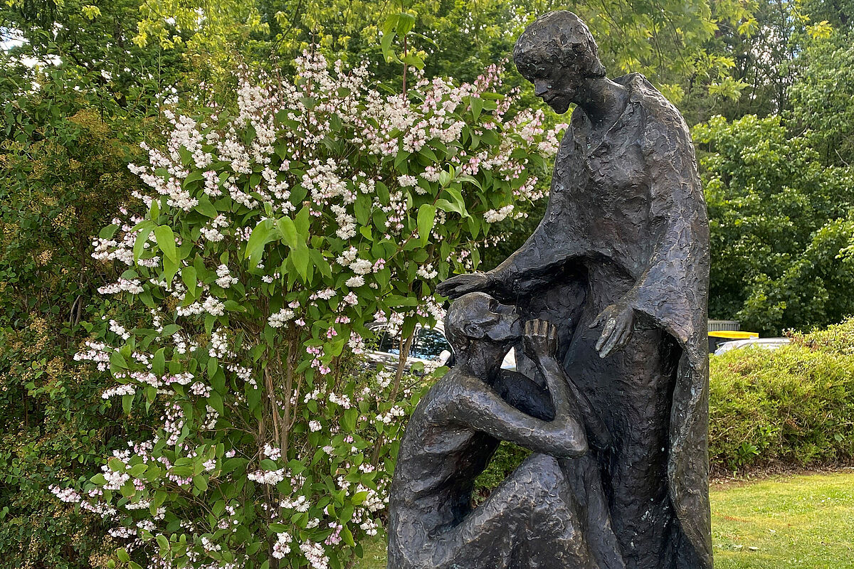 Bronzeplastik Allegorie Hoffnung